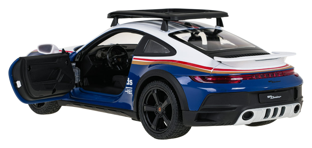 Licencirani auto na daljinsko upravljanje 1:14 Porsche 911 Dakar Performance RASTAR - bijelo/plavi