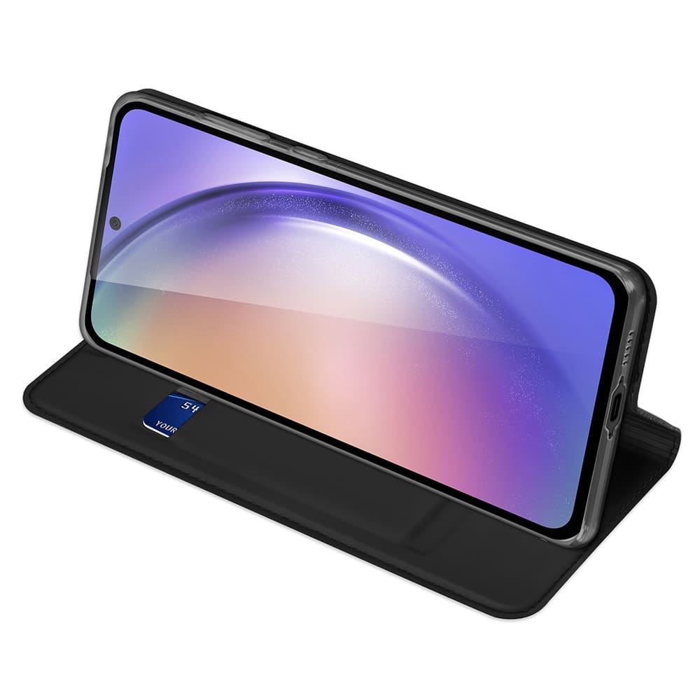 DUX DUCIS Skin Pro – Gladko usnjeno ohišje za Samsung Galaxy A55 5G črno