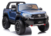 Licencirani auto na akumulator Hilux - dvosjed - plavi/lakirani