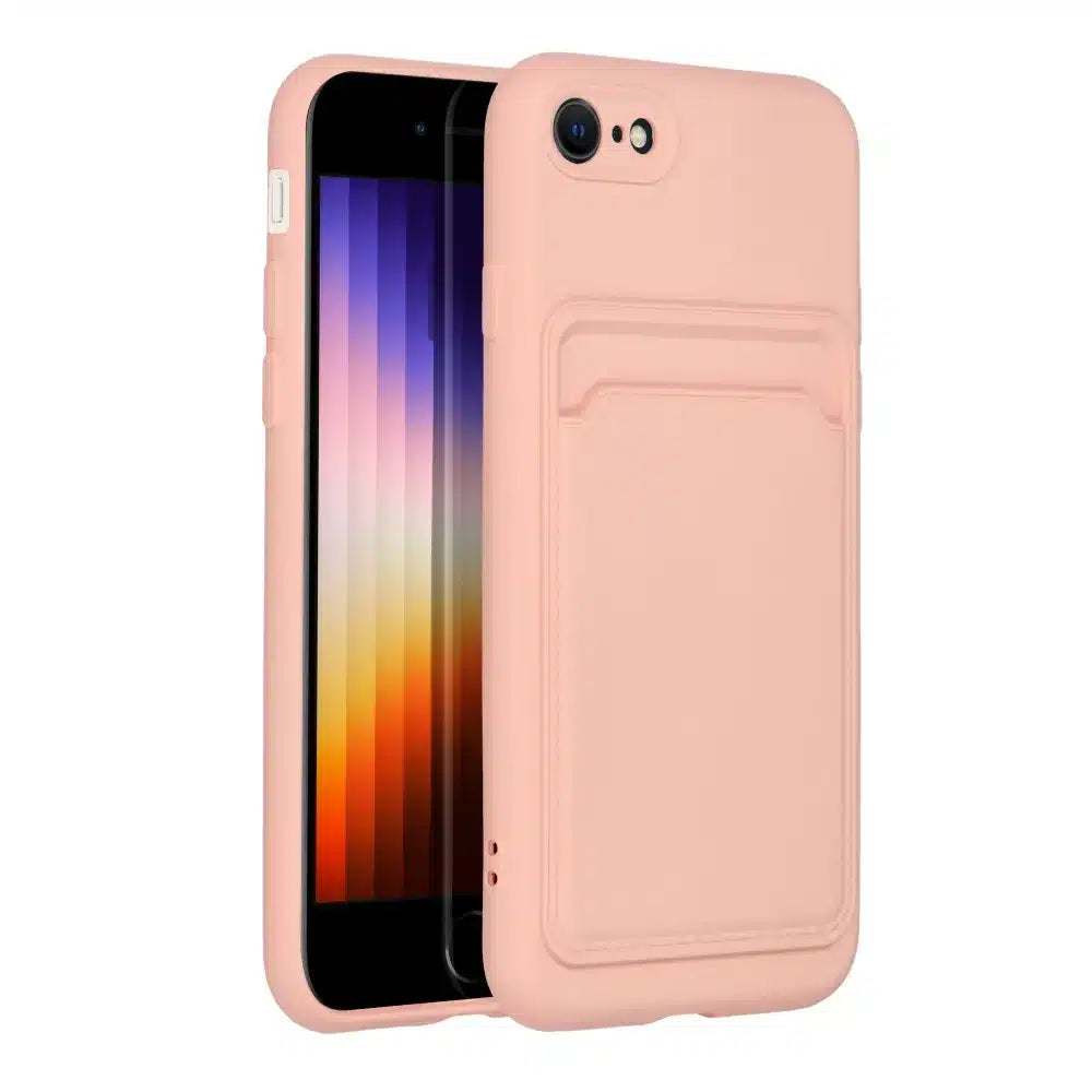 Ovitek CARD Case za iPhone 7 / 8 / SE 2020 / SE 2022 roza