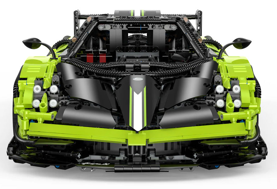 Licencirani auto za slaganje 1:8 Pagani Huayra BC RASTAR sa 2892 elementa - zeleni