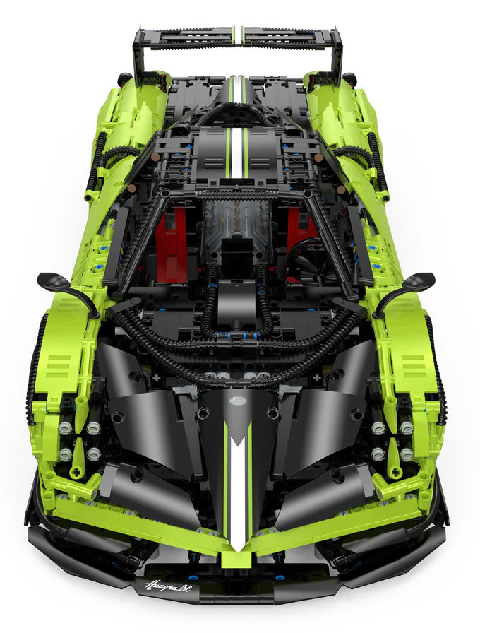 Licencirani auto za slaganje 1:8 Pagani Huayra BC RASTAR sa 2892 elementa - zeleni