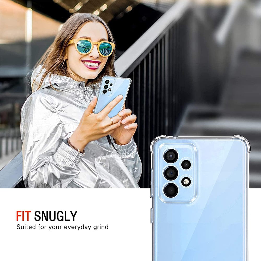 Techsuit Shockproof Clear Silicone prozorna torbica, odporna proti udarcem, za Samsung Galaxy A33 5G