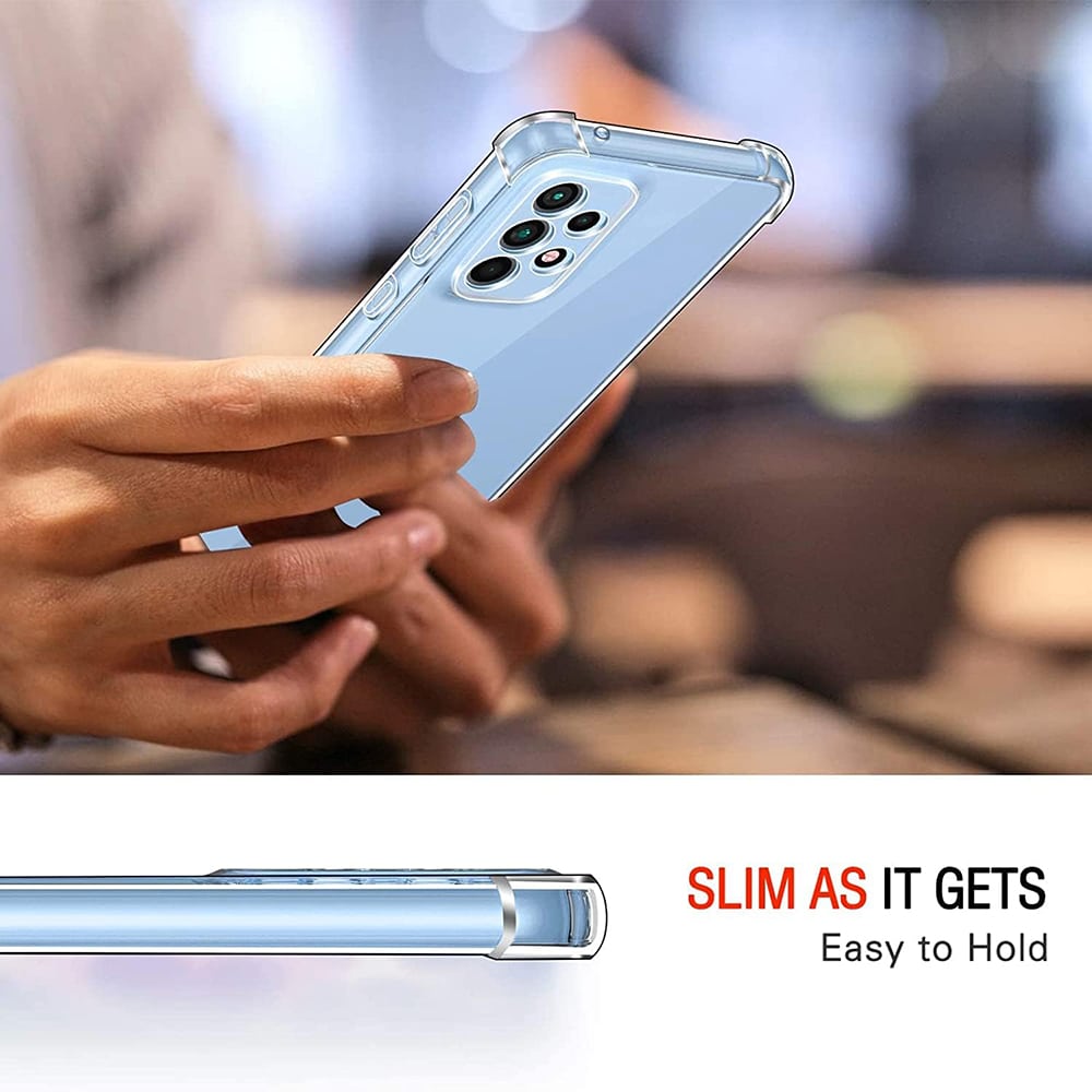 Techsuit Shockproof Clear Silicone prozorna torbica, odporna proti udarcem, za Samsung Galaxy A33 5G