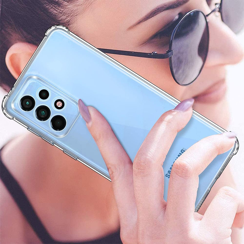 Techsuit Shockproof Clear Silicone prozorna torbica, odporna proti udarcem, za Samsung Galaxy A33 5G