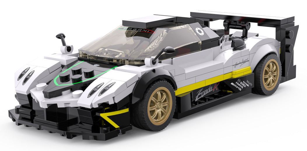 Licencirani auto na daljinsko upravljanje i sastavljanje 1:28 Pagani Zonda R RASTAR - bijeli