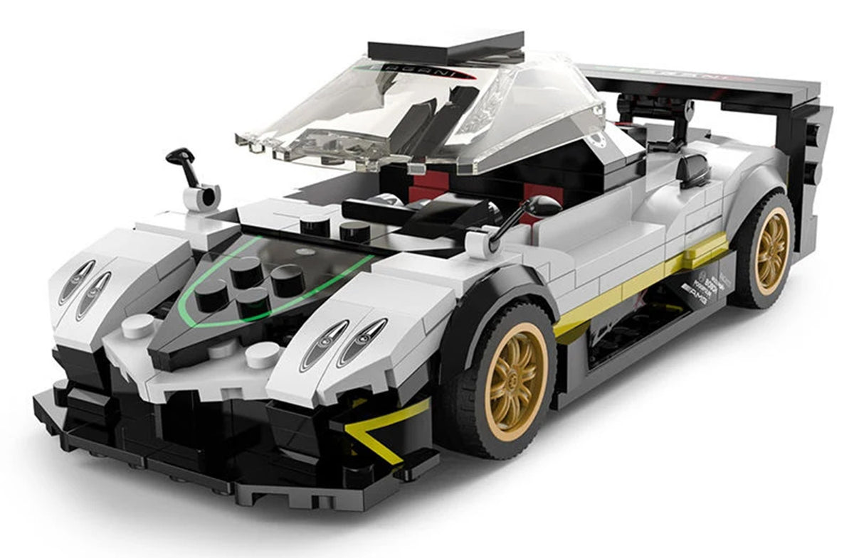 Licencirani auto na daljinsko upravljanje i sastavljanje 1:28 Pagani Zonda R RASTAR - bijeli