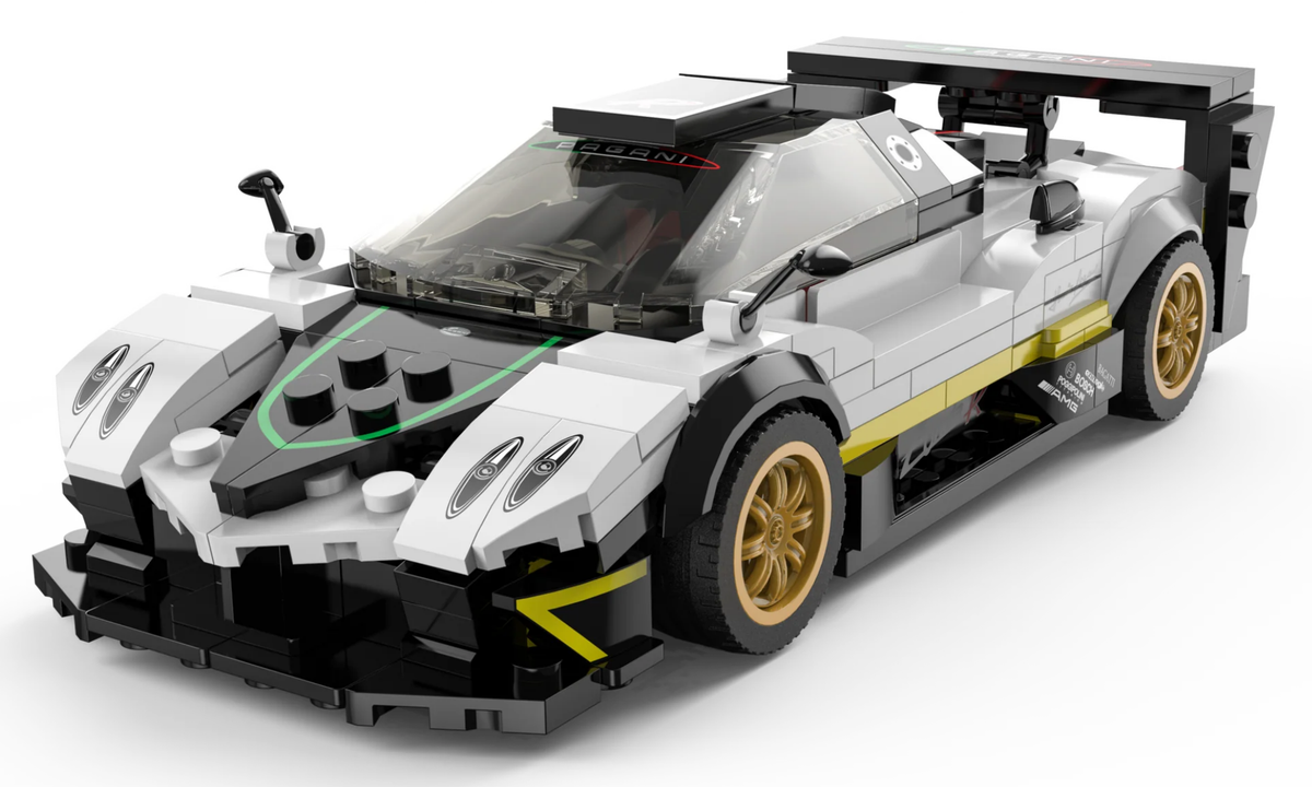 Licencirani auto na daljinsko upravljanje i sastavljanje 1:28 Pagani Zonda R RASTAR - bijeli
