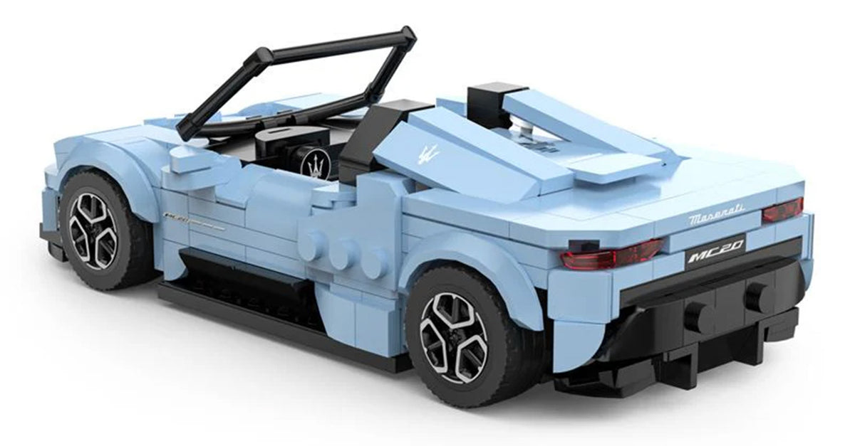 Licencirani auto na daljinsko upravljanje i sastavljanje 1:30 Maserati MC20 RASTAR - plavi