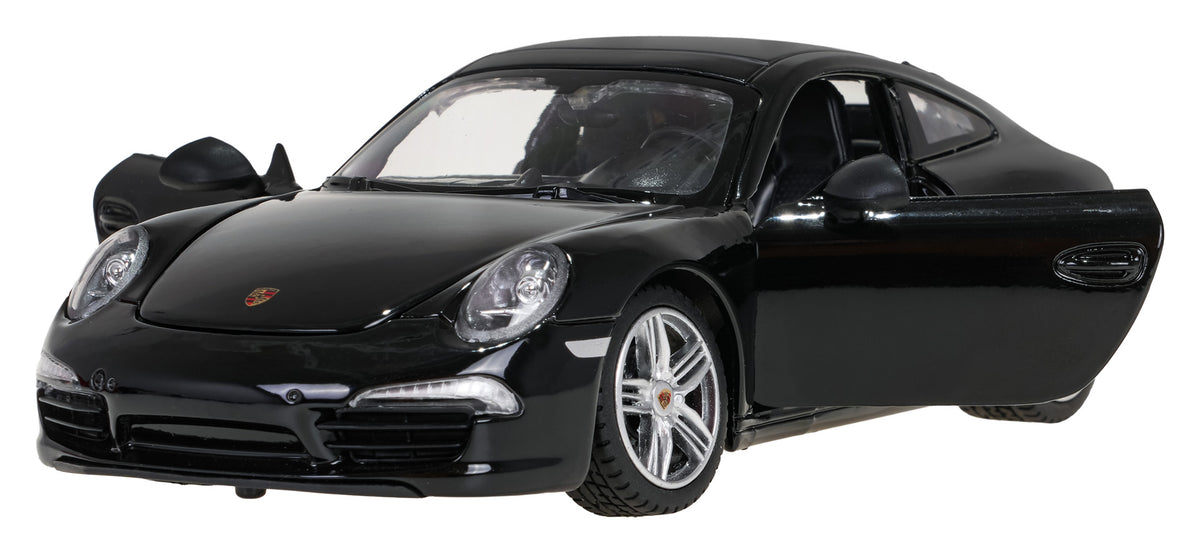 Licencirani metalni auto na daljinsko upravljanje 1:24 Porsche 911 RASTAR - crni