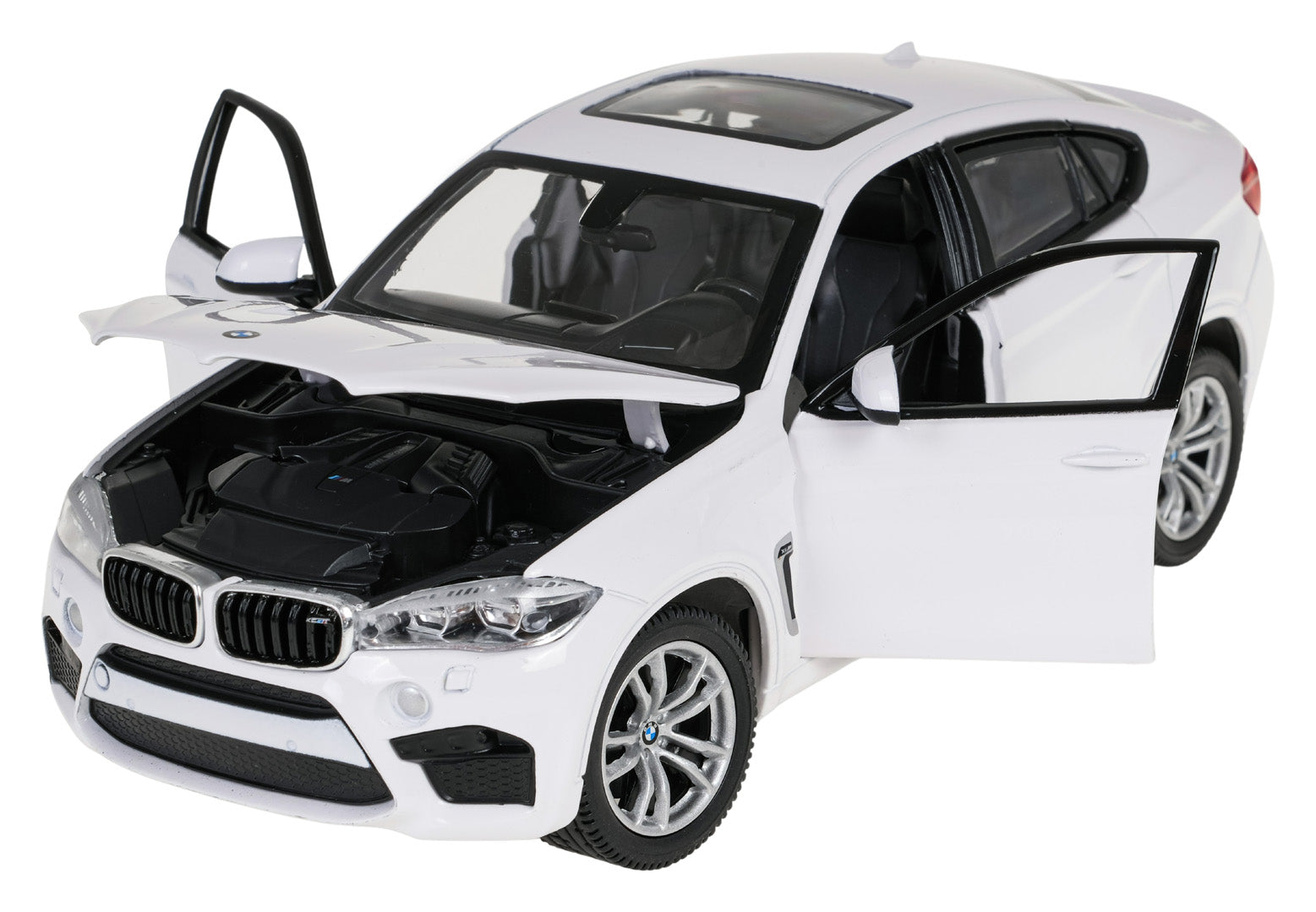 Licencirani metalni auto na daljinsko upravljanje 1:24 BMW X6M RASTAR - bijeli