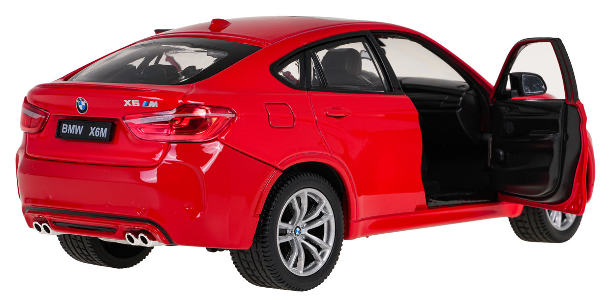 Licencirani metalni auto na daljinsko upravljanje 1:24 BMW X6M RASTAR - crveni