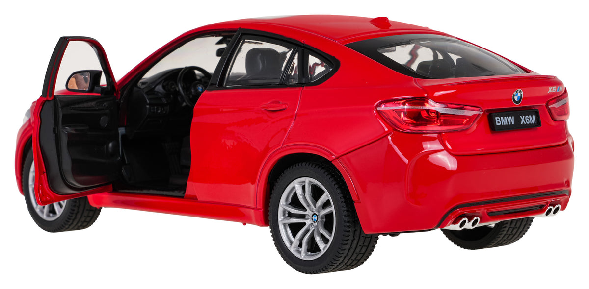 Licencirani metalni auto na daljinsko upravljanje 1:24 BMW X6M RASTAR - crveni