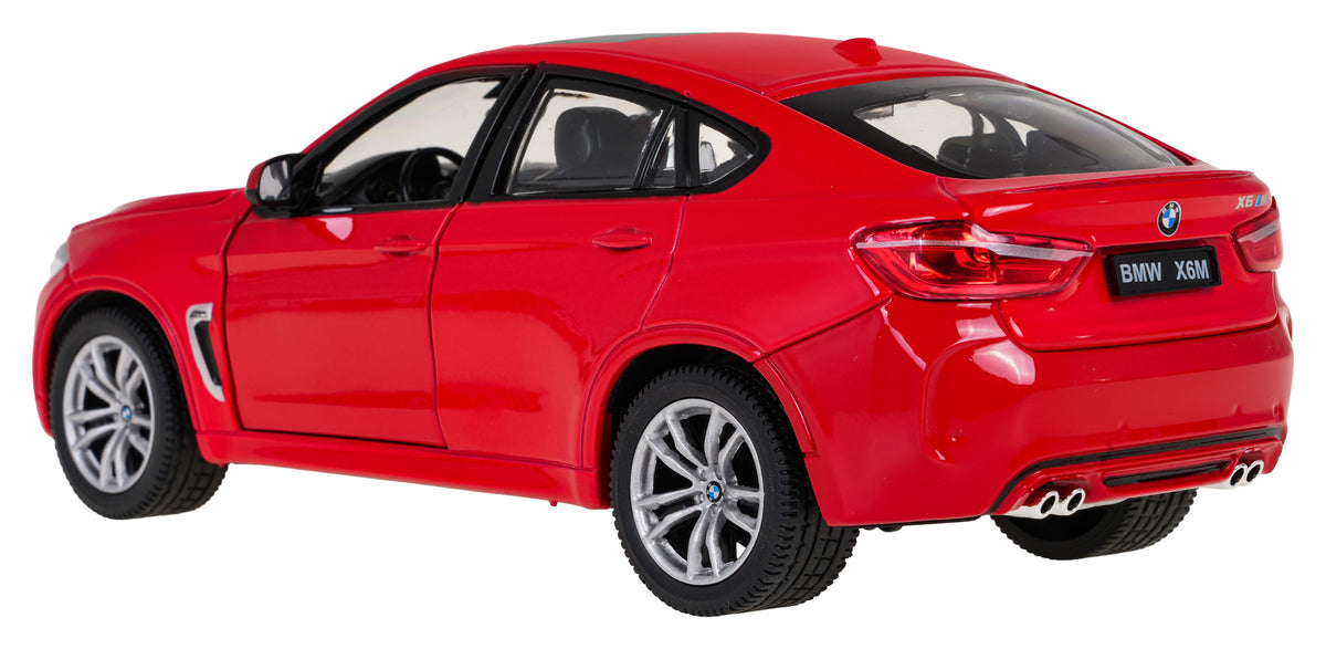 Licencirani metalni auto na daljinsko upravljanje 1:24 BMW X6M RASTAR - crveni