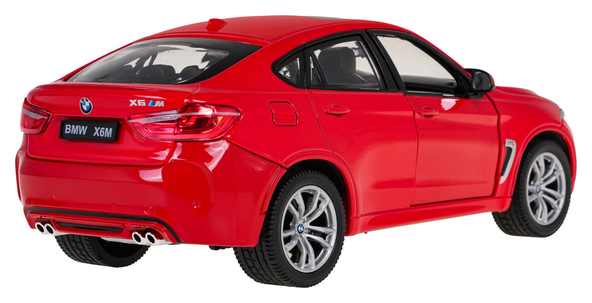 Licencirani metalni auto na daljinsko upravljanje 1:24 BMW X6M RASTAR - crveni