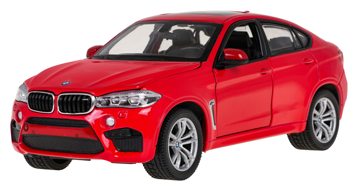 Licencirani metalni auto na daljinsko upravljanje 1:24 BMW X6M RASTAR - crveni
