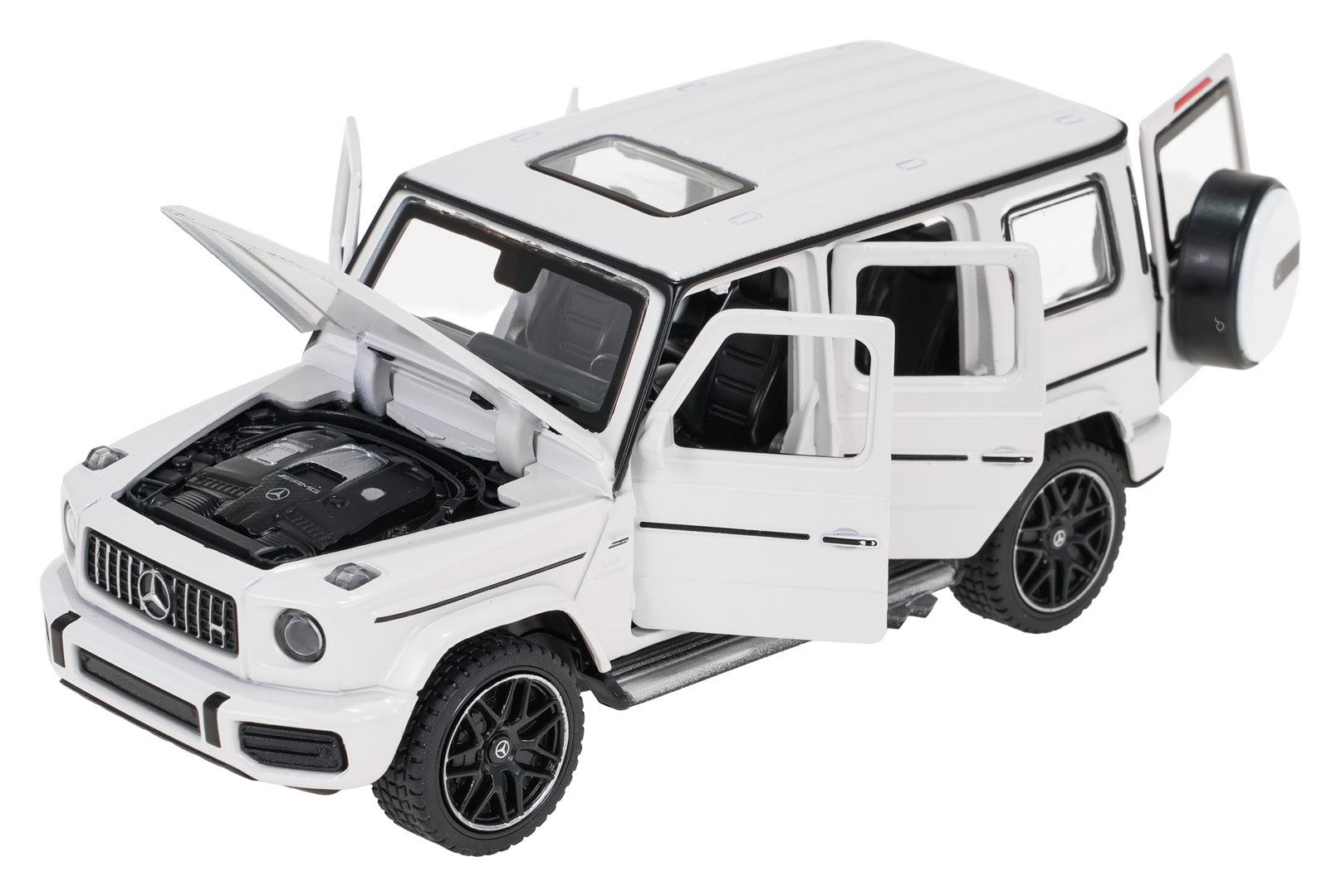Licencirani metalni auto na daljinsko upravljanje 1:32 Mercedes AMG G63 RASTAR - bijeli
