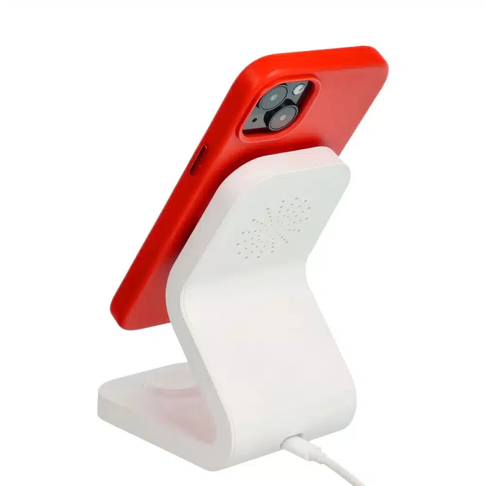 Usnjena prevleka Mag Cover, združljiva z MagSafe, za iPhone 15, rdeča