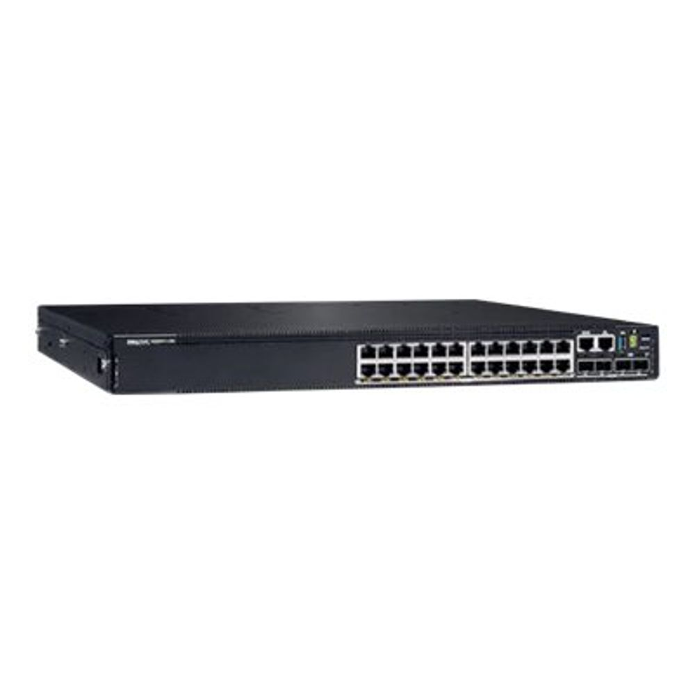 DELL N2224PX-ON Upravljano L3 Gigabit Ethernet (10/100/1000) Podrška za napajanje putem Etherneta (PoE) 1U Crno