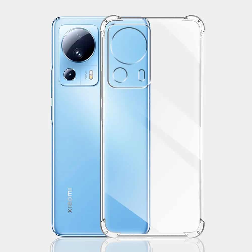 Techsuit Shockproof Clear Silicone prozorna maskica odporna na udarce za Xiaomi 13 Lite