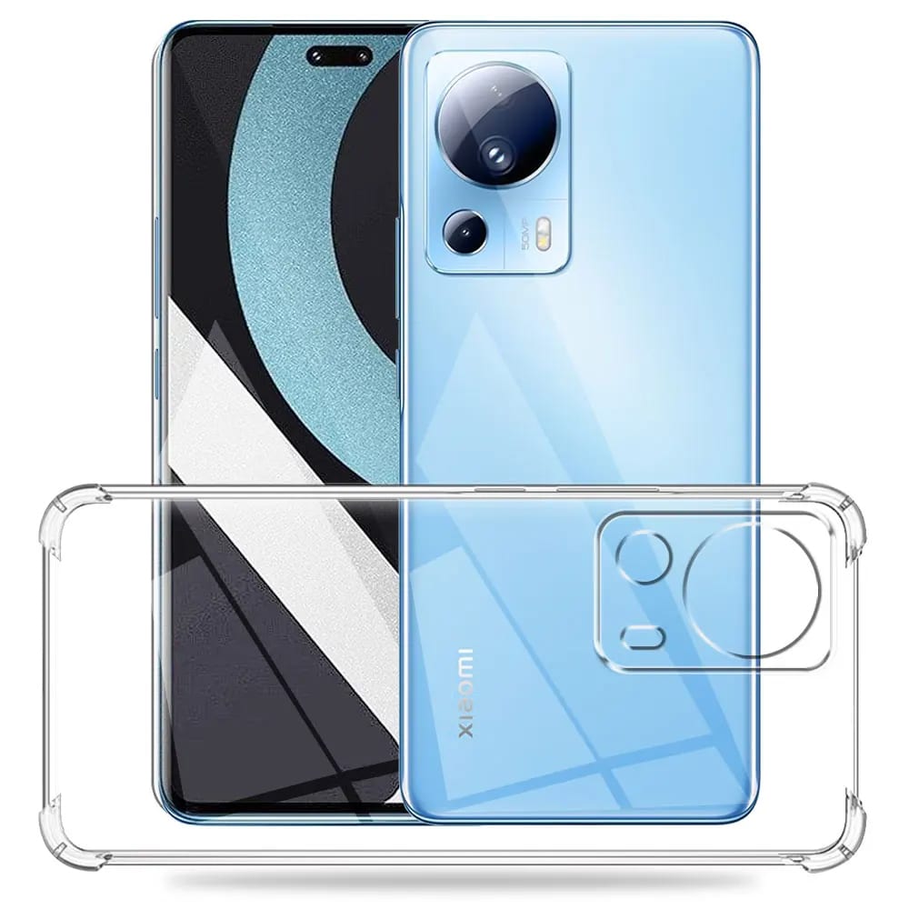 Techsuit Shockproof Clear Silicone prozorna maskica odporna na udarce za Xiaomi 13 Lite