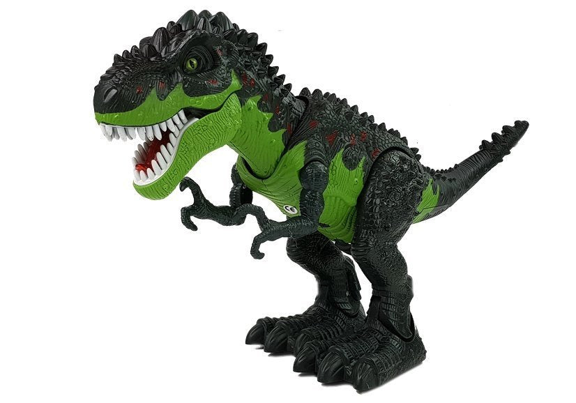 Battery Dinosaur Laying Eggs Burning Fire Steam Green