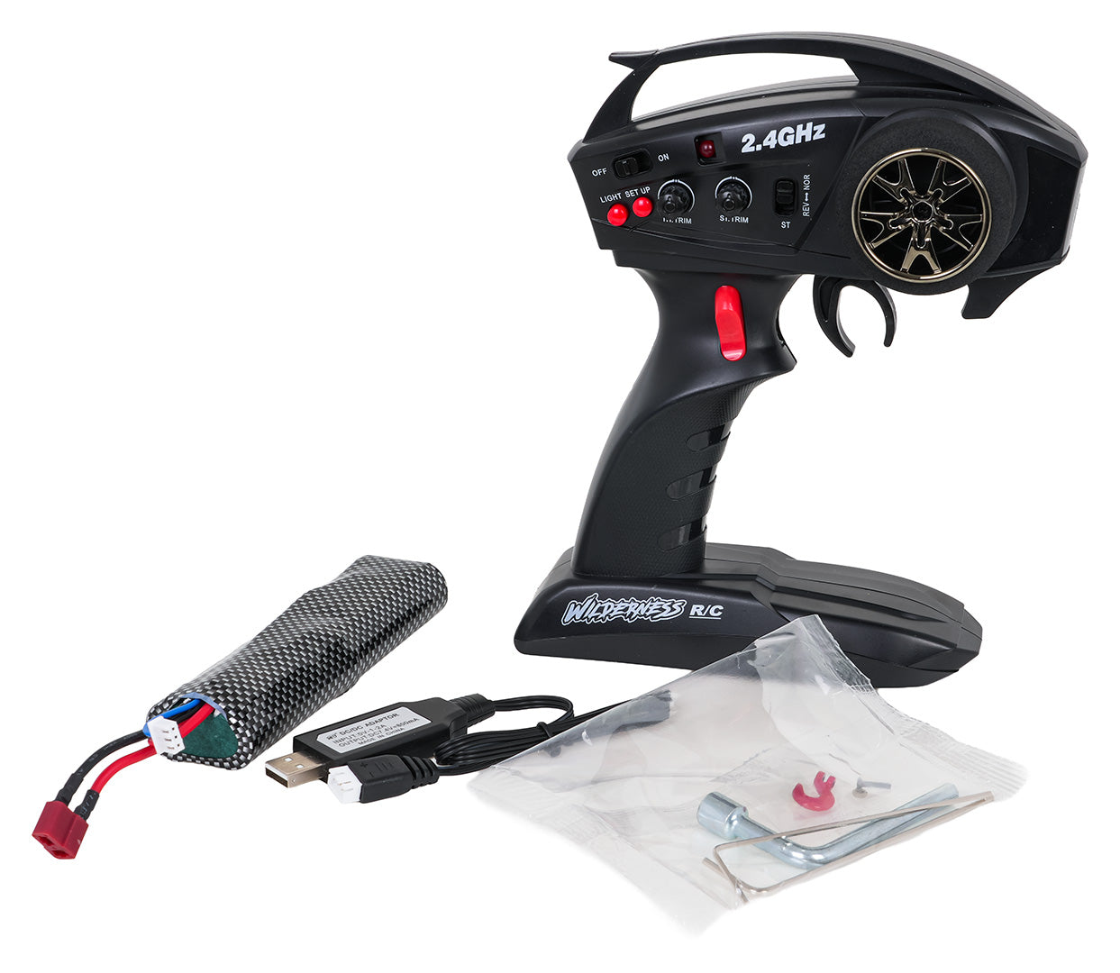 Auto na daljinsko upravljanje WILDERNESS R/C 1:10  - crveni