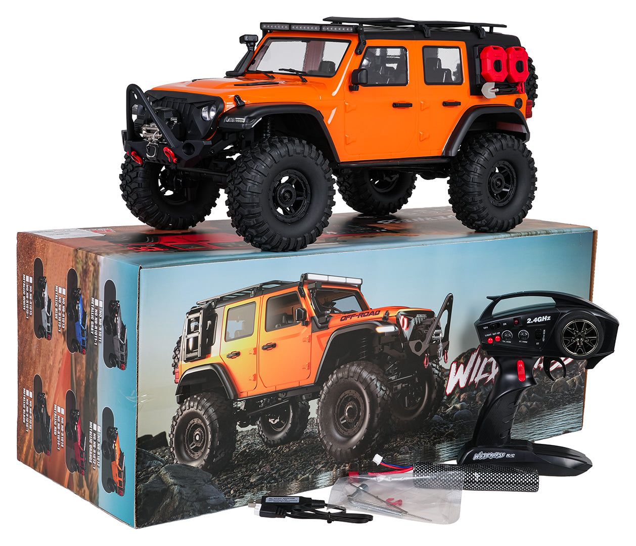 Auto na daljnisko upravljanje WILDERNESS RTR 1:10 - narančasti