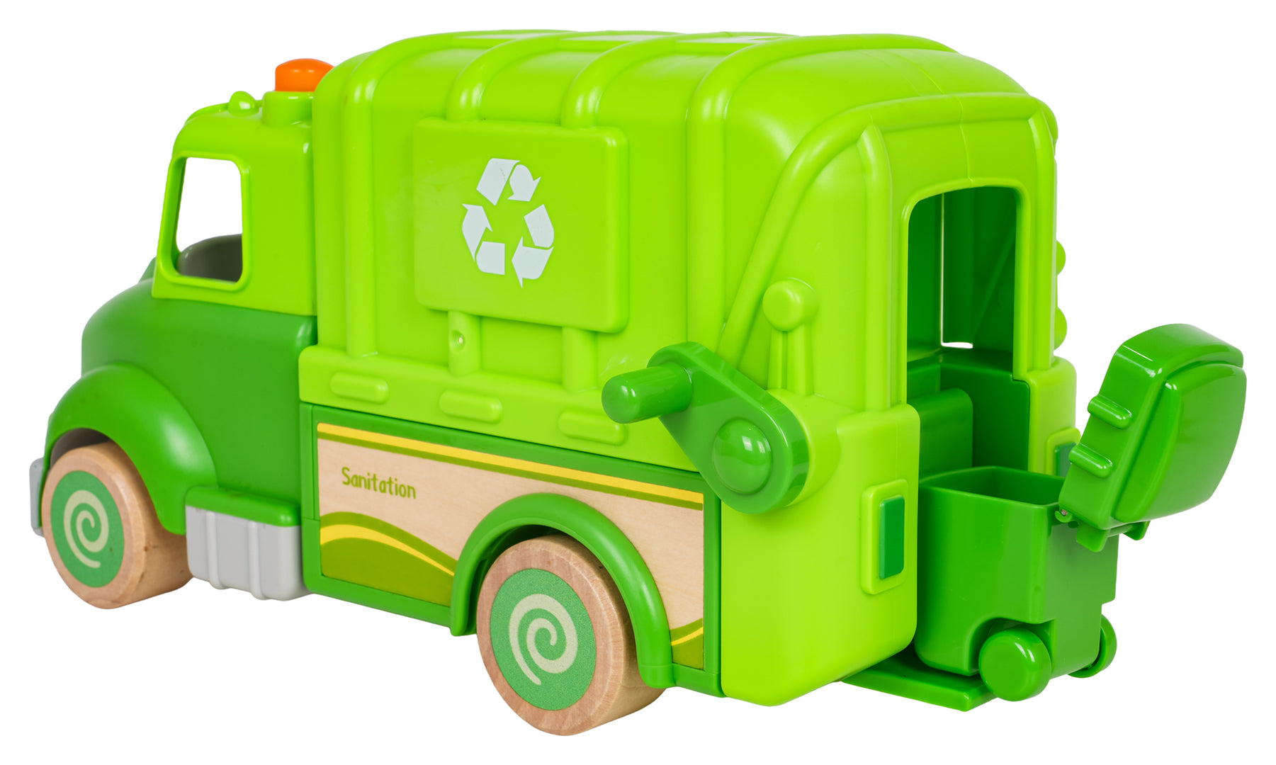 Wooden Garbage Truck