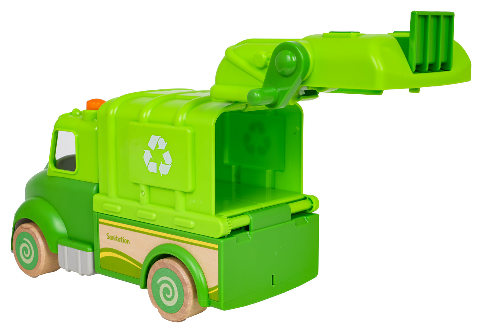 Wooden Garbage Truck