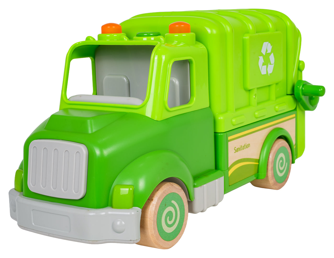Wooden Garbage Truck