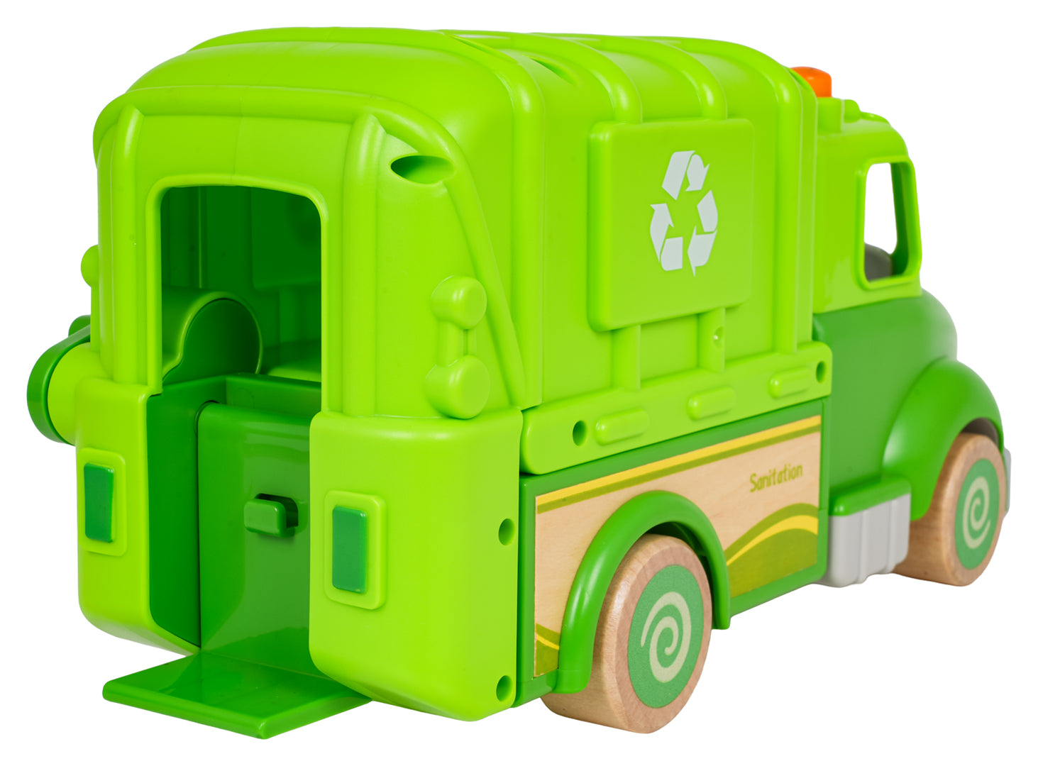 Wooden Garbage Truck