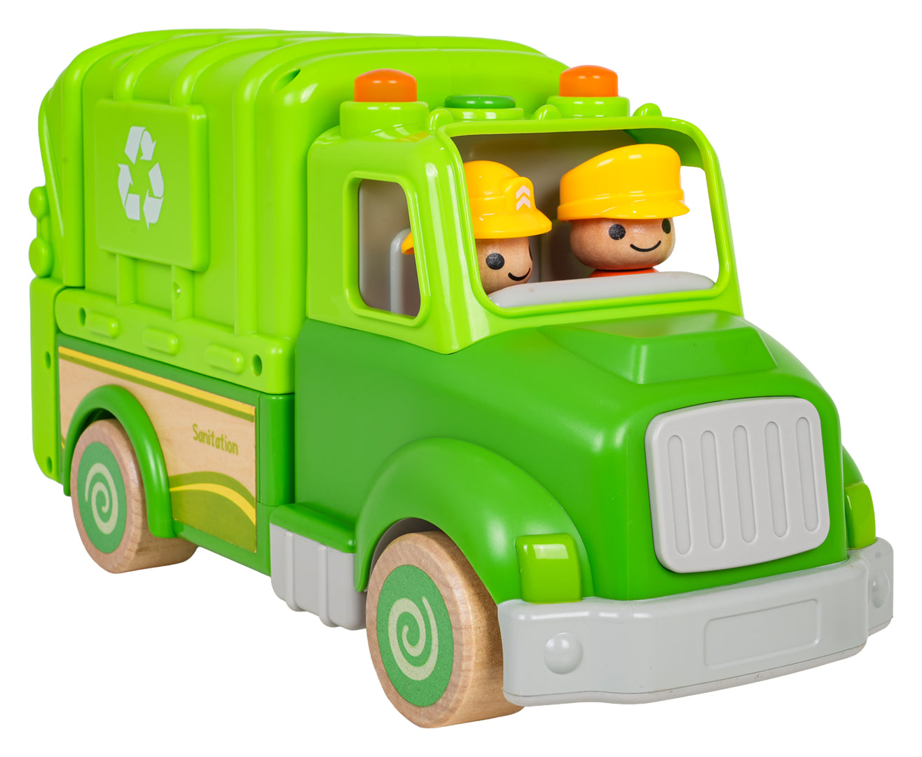 Wooden Garbage Truck