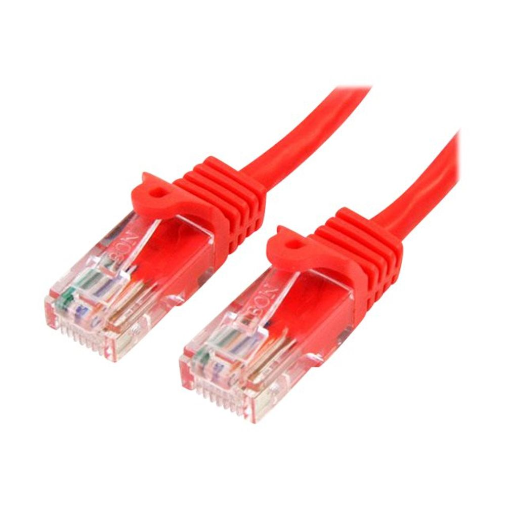 StarTech.com 45PAT2MRD kabel za umrežavanje Crveno 2 m Cat5e U/UTP (UTP)