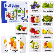 Educational Puzzle Fruit Jigsaw Puzzle 10 Connections