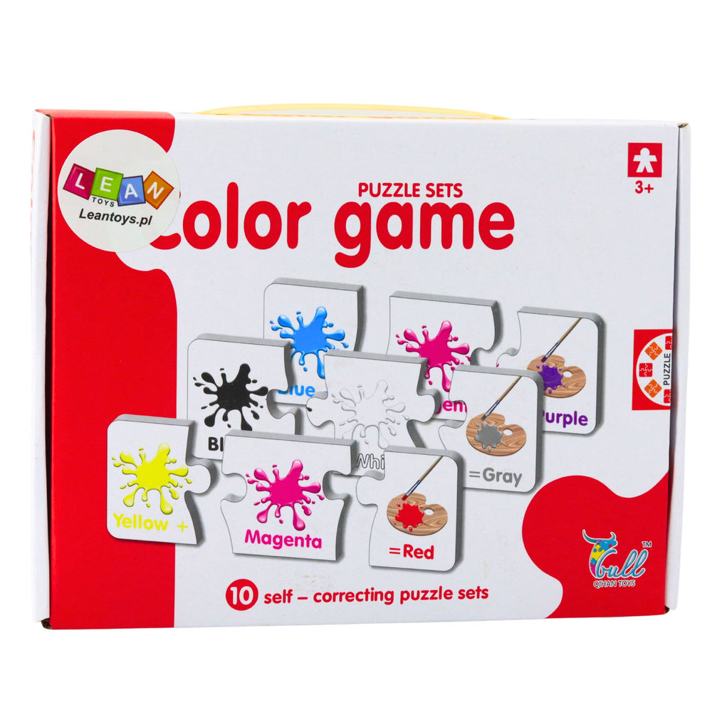 Puzzle Educational English Colors 10 Connections