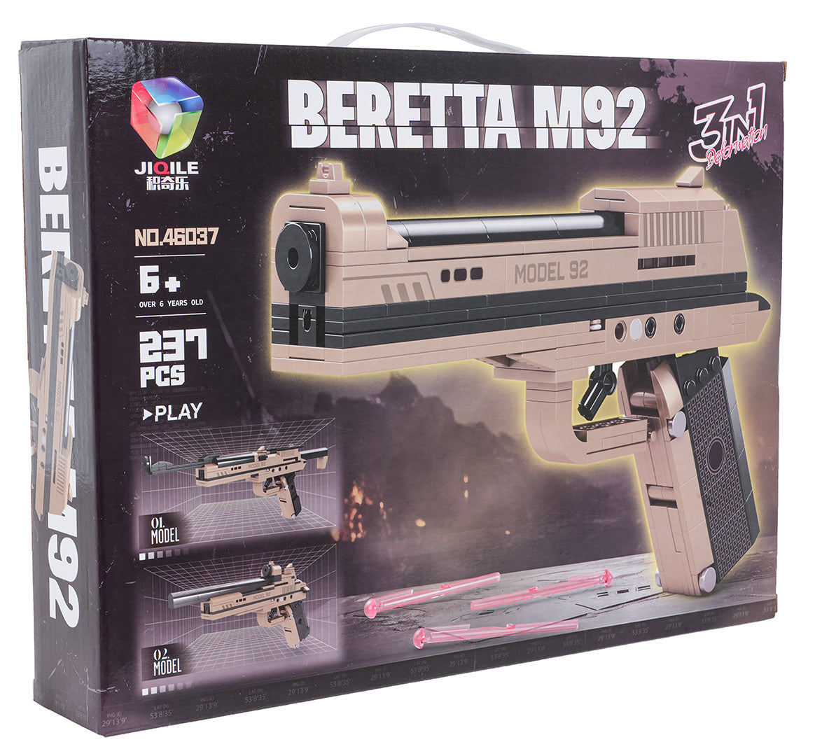 Set kockica za slaganje pištolja Beretta M92 - 237 dijelova