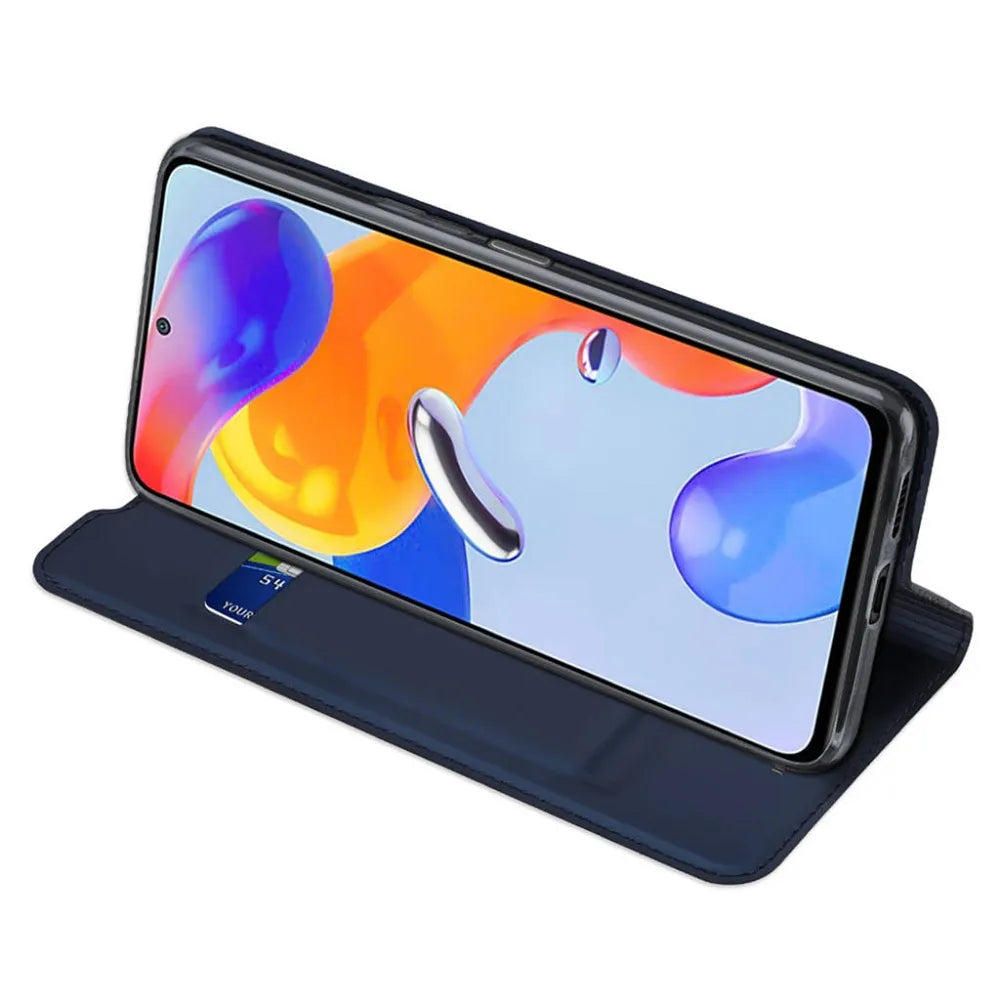 DUX DUCIS Skin Pro - preklopna torbica za Redmi Note 12 Pro 4G/ Redmi Note 11 Pro 5G/4G modra