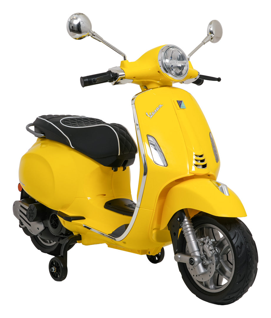 Licencirani motor na akumulator Vespa ROMA - žuta