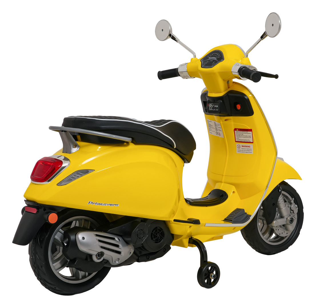 Licencirani motor na akumulator Vespa ROMA - žuta
