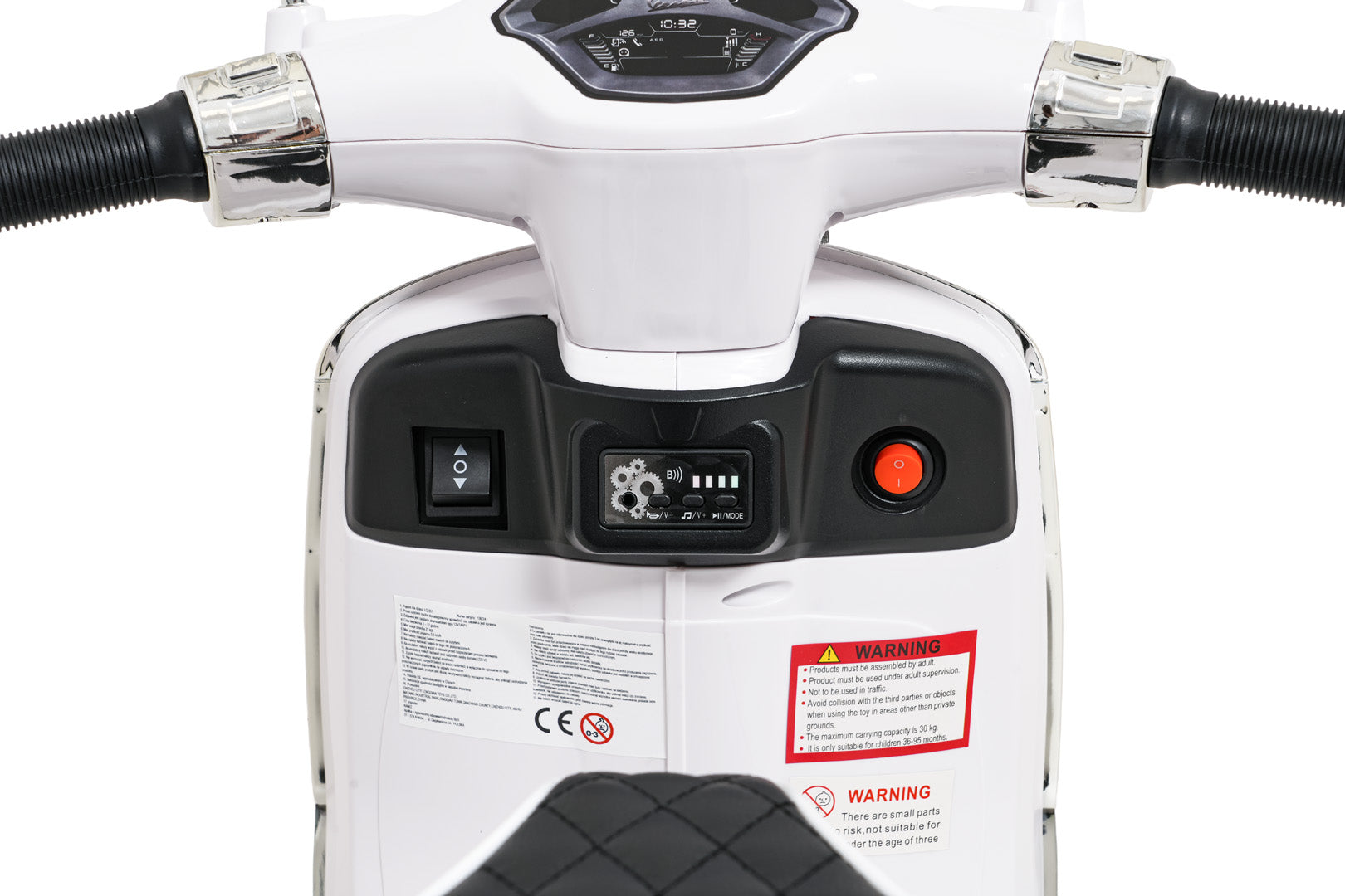Licencirani motor na akumulator Vespa ROMA - bijela