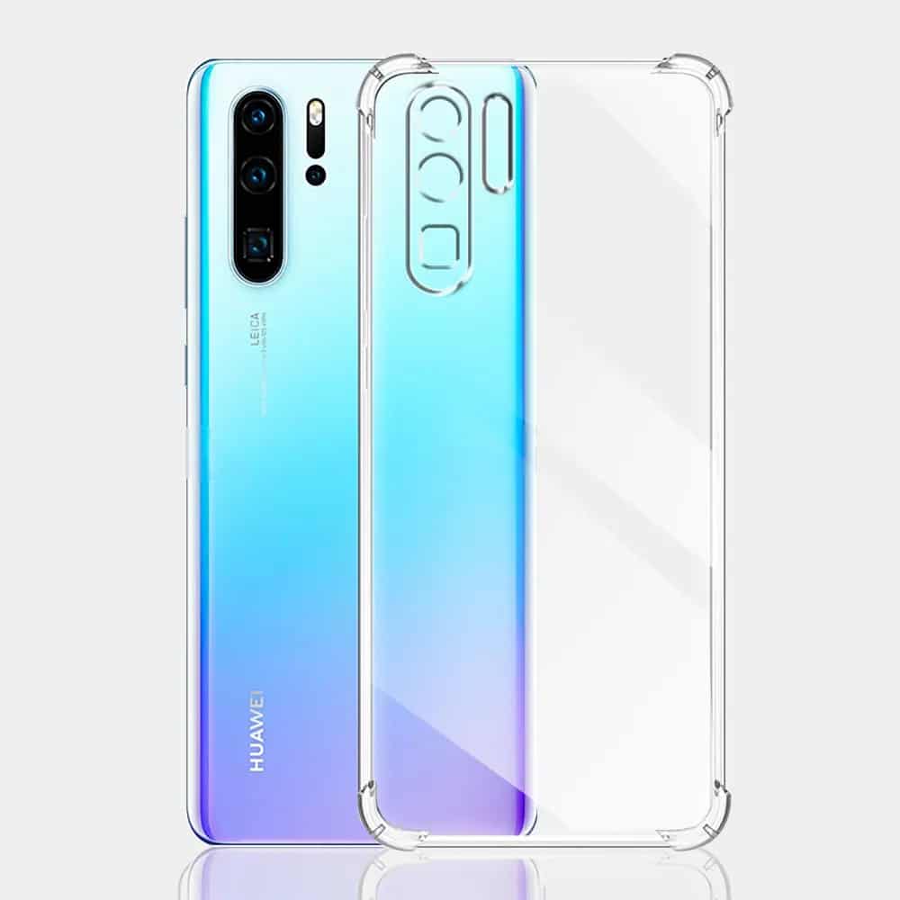 Techsuit Shockproof Clear Silicone prozorna maska, odporna na udarce, za Huawei P30 Pro / P30 Pro New Edition