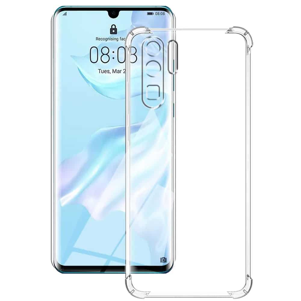 Techsuit Shockproof Clear Silicone prozorna maska, odporna na udarce, za Huawei P30 Pro / P30 Pro New Edition