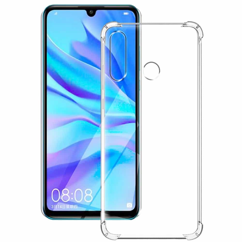 Techsuit Shockproof Clear Silicone prozoren ovitek, odporen na udarce za Huawei P30 Lite / P30 Lite New Edition