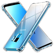 Silikonska futrola s ojačanim rubovima za Samsung Galaxy S9 - Prozirna KP30020