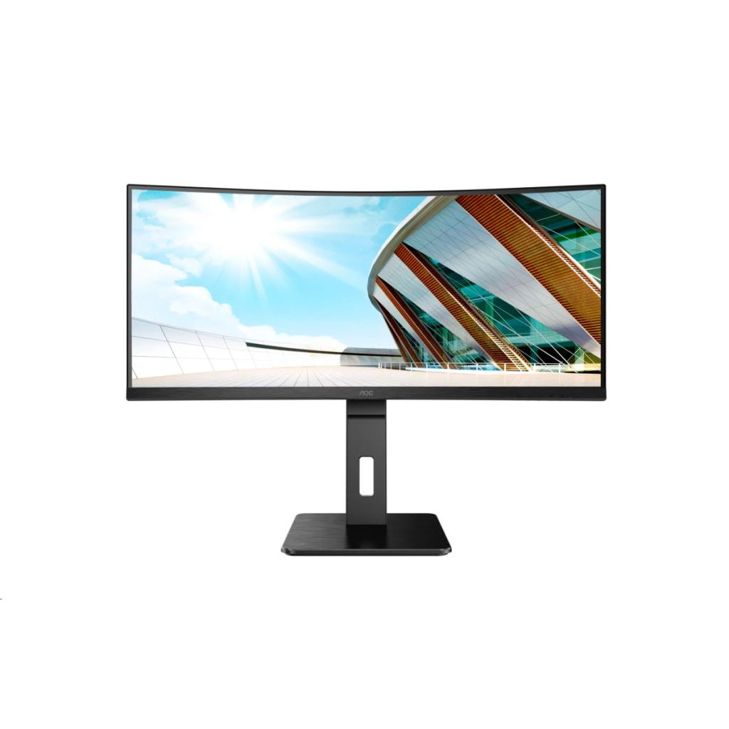 AOC P2 CU34P2A LED display 86,4 cm (34") 3440 x 1440 pikseli Quad HD Crno