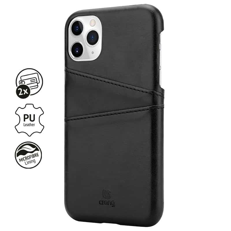 Crong Neat kožna maska sa otvorima za kartice za iPhone 11 Pro