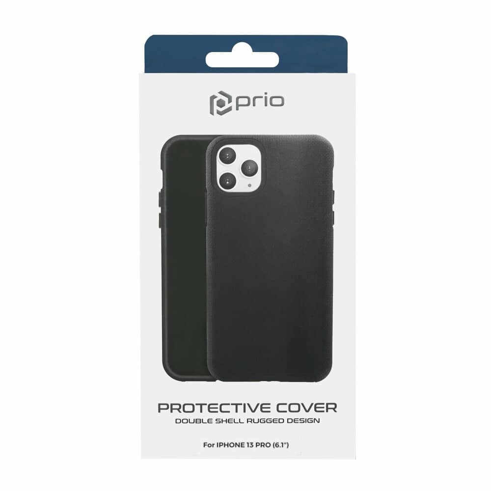 Prio zaščitni ovitek za iPhone 13 Pro (6.1″) črn