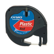 DYMO S0721630 traka za izradu naljepnica Crno na crvenom
