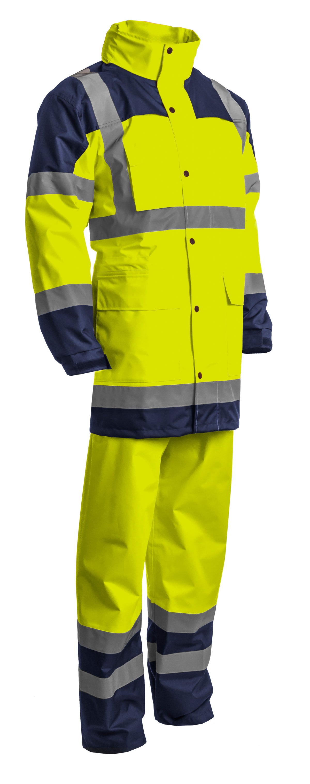 Signalizirajuće Hi-viz kišno odijelo HYDRA žuto-plavo